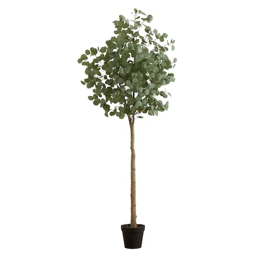 7ft. Potted Artificial Eucalyptus Tree